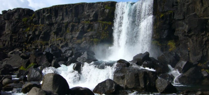 waterval nationaal park thingvellir